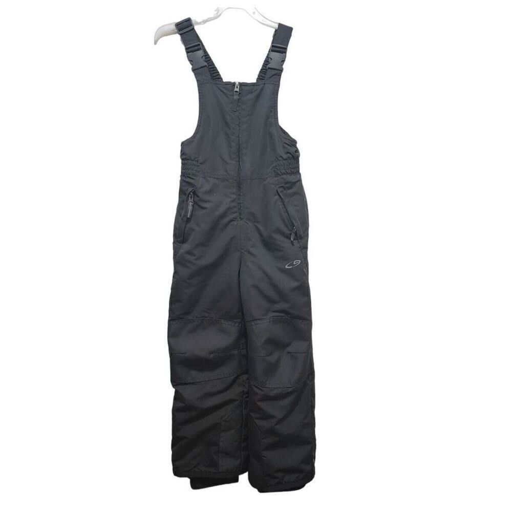 Champion Women's Size L Insulated Bib Overall Snowpants Black Water Resistant